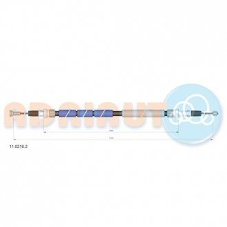 Трос ручного гальма ADRIAUTO 11.0216.2 (фото 1)