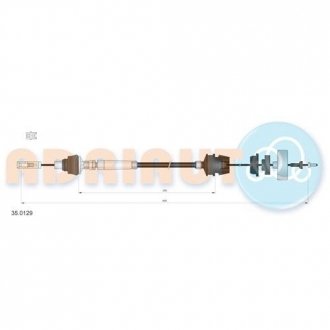 Трос сцепление ADRIAUTO 35.0129 (фото 1)