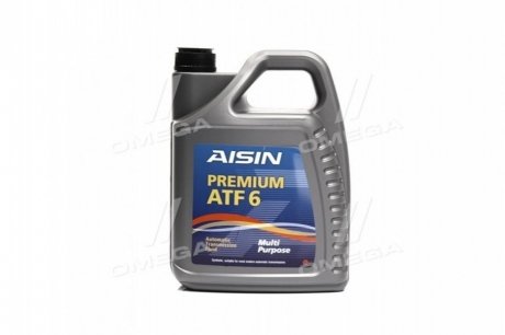 Трансмісійна олива Premium ATF 6, 5л AISIN ATF-92005 (фото 1)