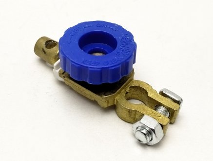 Клема АКБ латунь (-) з вимикачем маси під клему BALANSA BN-04336