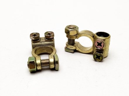 Клема АКБ латунь (к-т) пряма планка BALANSA BN-04344