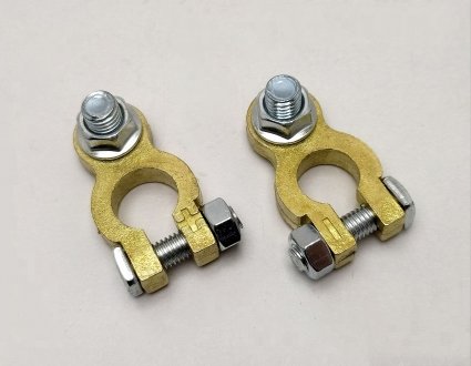 Клемма АКБ латунь (к-т) под болт d10мм BALANSA BN-04346