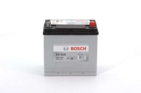 Акумуляторна батарея 45Ah/300A (219x135x222/+R/B01) BOSCH 0 092 S30 160 (фото 1)