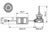 Автолампа свiтлодiодна LED 12V H8 30W BOSCH 1987301558 (фото 2)