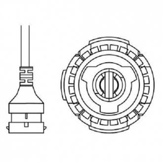 Автолампа свiтлодiодна LED 12V H8 30W BOSCH 1987301558 (фото 1)