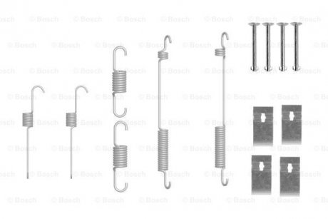 Комплект пружинок колодок ручника Hyundai Getz 1.1-1.6 02-09 BOSCH 1 987 475 310 (фото 1)