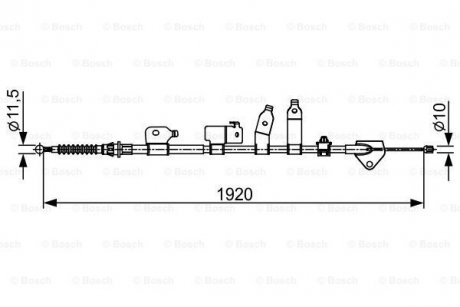 Трос гальма BOSCH 1987482438 (фото 1)