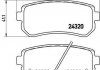 Комплект гальмівних колодок з 4 шт. дисків BREMBO P30025 (фото 1)