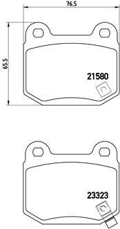 Колодки гальмівні дискові BREMBO P56048 (фото 1)