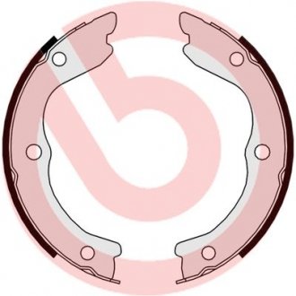 Гальмівні колодки барабанные BREMBO S56543 (фото 1)