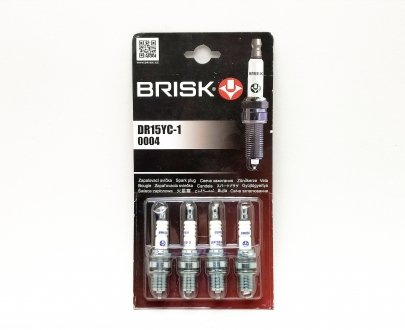 Свечи Super 2110, 2112 16V (ключ на 16) BRISK DR15YC-1