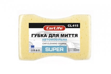 Губка для миття автомобіля з великими порами SUPER CarLife CL-415 (фото 1)