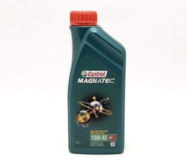 Масло 10W-40 1л Magnatec CASTROL RB-MAG10B4-12X1 (фото 1)