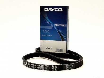Ремень кондиционера 2123, Джили МК 4РК-812 DAYCO 4PK812