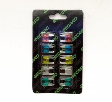 Предохранители Мини (к-т 10 шт) DECARO DEC/FUSE KIT 02 (фото 1)