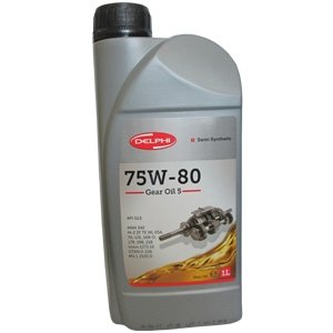 Трансмісійна олива Gear Oil 5 75W-80, 1л Delphi 28344397 (фото 1)