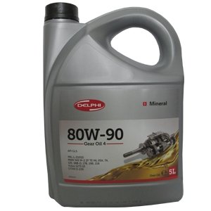 Трансмісійна олива Gear Oil 4 GL-5 80W-90, 5л Delphi 93892553 (фото 1)