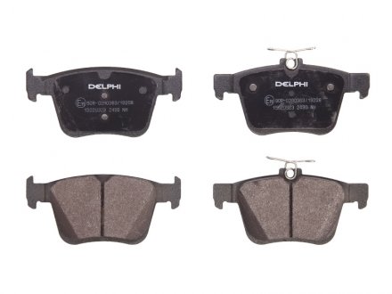 Колодки гальмівні (задние) Audi A3/VW Golf 12-/Touran/Passat B8 14-/Skoda Octavia 20- (Continental) Delphi LP2490 (фото 1)