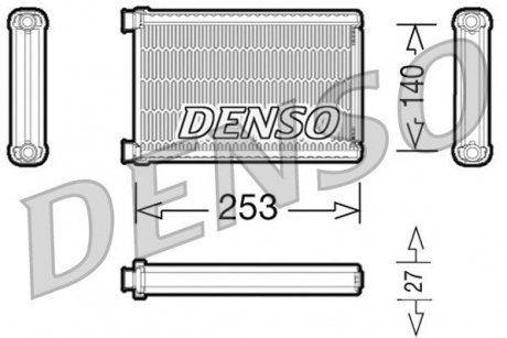 Радиатор пічки DENSO DRR05005 (фото 1)