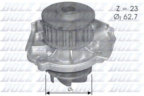 Насос системи охолодження DOLZ S319 (фото 1)