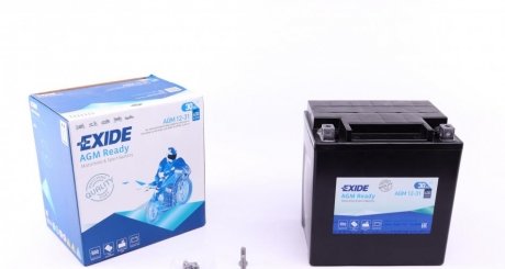 Акумуляторна батарея 30Ah/430A (166x126x175/+R/B00) (AGM) (мото) EXIDE AGM12-31