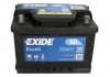 Акумуляторна батарея 60Ah/540A (242x175x175/+R/B13) Excell EXIDE EB602 (фото 5)