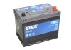 Акумуляторна батарея 70Ah/540A (270x173x222/+R/B9) Excell Азия EXIDE EB704 (фото 2)