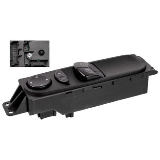 Фото кнопка склопідіймача і регулювання дзеркала VW Crafter/MB Sprinter 06- (L) FEBI BILSTEIN 107928 Кнопка склопідіймача і регулювання дзеркала VW Crafter/MB Sprinter 06- (L) FEBI BILSTEIN 107928