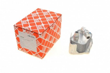 Радиатор масляний BMW X3 (E83) 00-15 (теплообмінник) (з прокладкою) (N43/N46) FEBI BILSTEIN 49199 (фото 1)