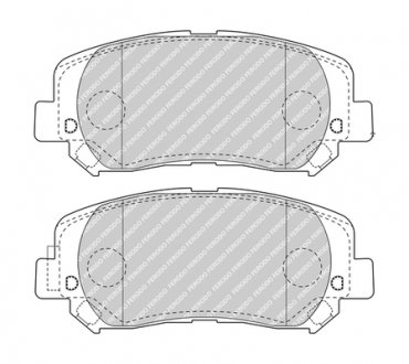 Колодки гальмівні дискові FERODO FDB4999 (фото 1)