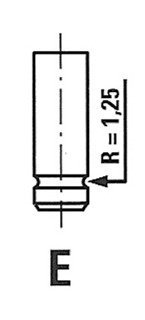 Клапан двигуна FRECCIA R4384/RCR (фото 1)