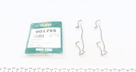 Планка супорта (заднього) прижимна (к-кт) MB C-class (W204)/Renault Laguna II/III 1.6-3.0dCi 01- FRENKIT 901755