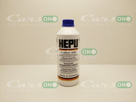 Тосол антифриз 1,5л -80 синій HEPU P999 (фото 1)
