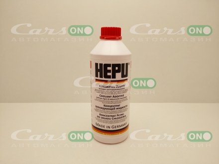 Тосол антифриз 1,5л G-12 -80 красный HEPU P999-G12 (фото 1)