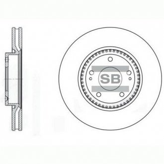 Гальмівний диск Hi-Q (SANGSIN) SD1005 (фото 1)