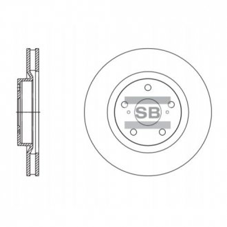Диск гальмівний Hi-Q (SANGSIN) SD4082 (фото 1)