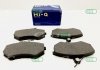 Комплект гальмівних колодок з 4 шт. дисків Hi-Q (SANGSIN) SP1043 (фото 2)