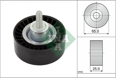 Ролик генератора Land Rover Defender/Discovery/Range Rover 2.0 14- (паразитний) INA 532 0886 10 (фото 1)