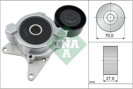 Натяжник ременя генератора Toyota Rav4 2.0/2.2D 06-/Lexus IS 05-12 INA 534 0174 10 (фото 1)