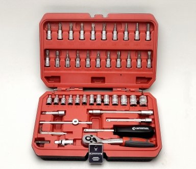 Набір інструментів 48 од. 1/4" Diy Intertool ET-9048