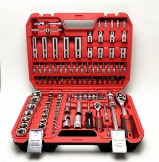 Набір інструментів 110од 1/2", 1/4" 6-гр. Diy Intertool ET-9108
