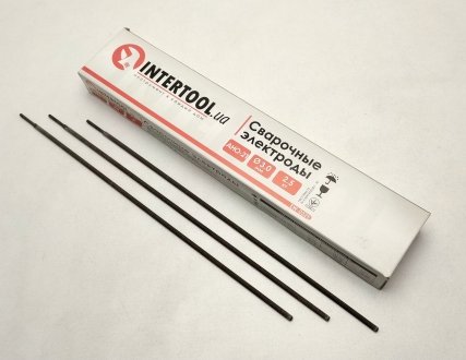 Електроди зварювальні 3 мм (в упак. 2,5 кг) Intertool EW-0325 (фото 1)