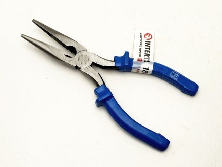 Щипцы длинногубцы прямые 180 мм Intertool HT-0122