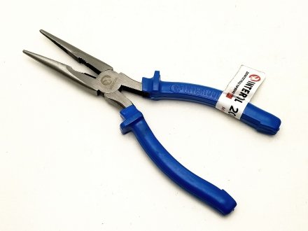 Щипцы длинногубцы прямые 200 мм Intertool HT-0123