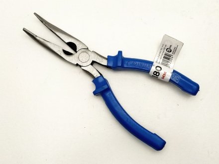 Щипцы длинногубцы изогнутые 180 мм Intertool HT-0125