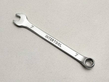 Ключ ріжково-накидний 07 мм Intertool HT-1207 (фото 1)