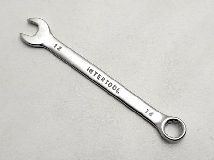 Ключ рожково-накидной 12 мм Intertool HT-1212 (фото 1)