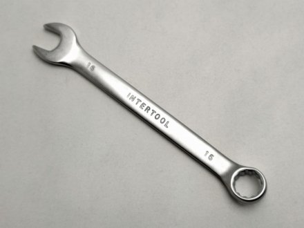 Ключ рожково-накидной 16 мм Intertool HT-1216 (фото 1)