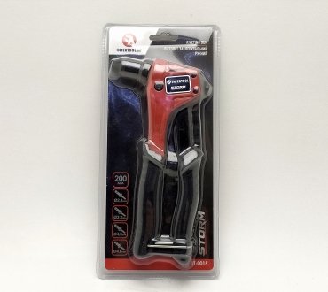 Пистолет заклепочный диаметр заклепки 2.4; 3.2; 4; 4.8 мм Intrertool Intertool RT-0015