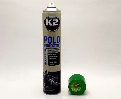 Поліроль пластика матова 750 мл K-2 Polo Protectant зелений чай K2 K418 зеленый чай